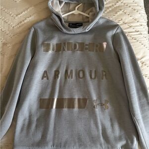 Under Armour Silver Logo Hoodie